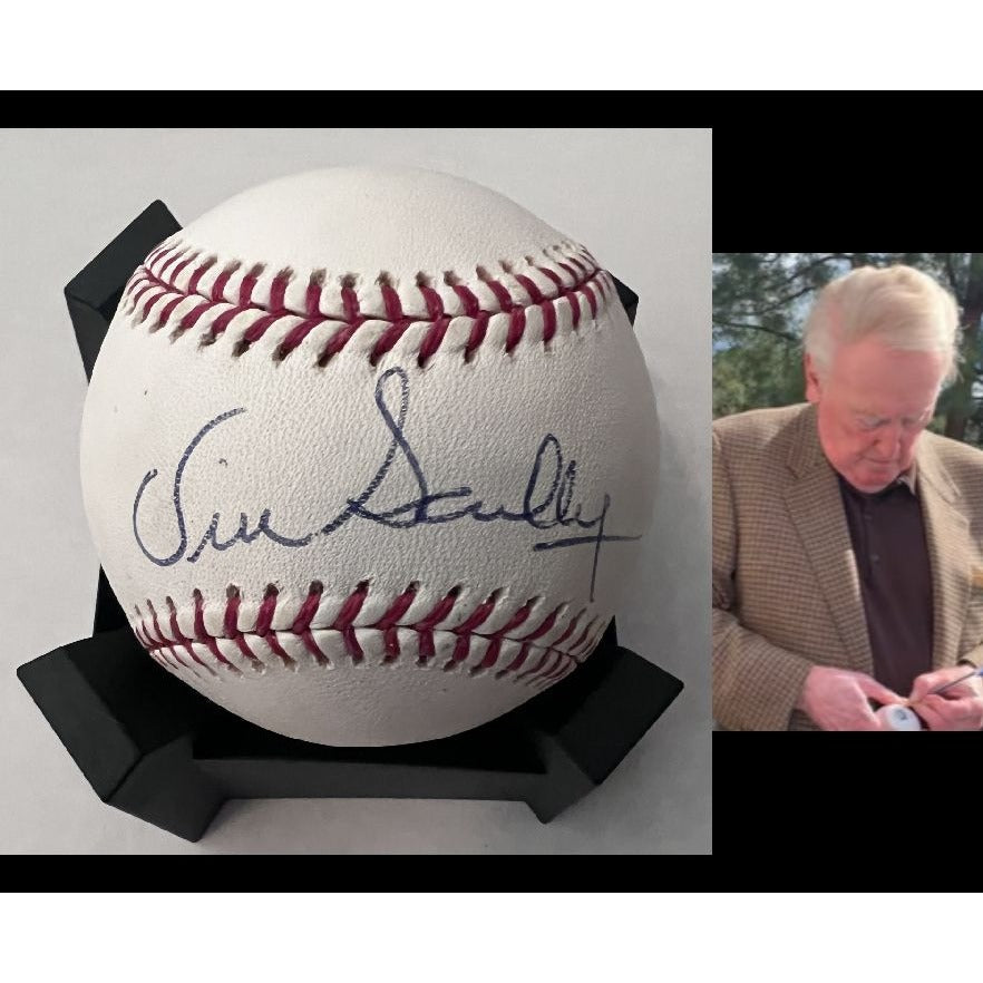 Vin Scully voice of the Los Angeles Dodgers official Rawlings MLB baseball signed with proof