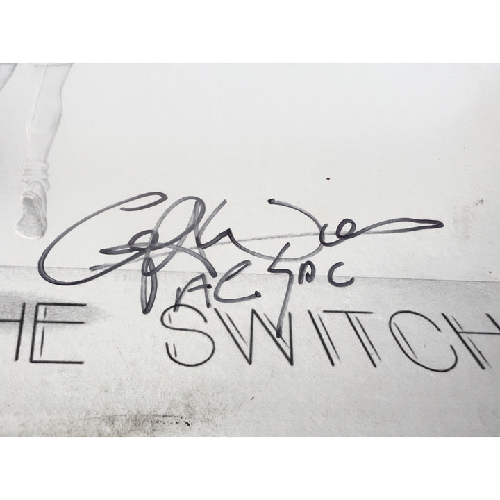 AC/DC " Flick of the Switch" Angus and Malcolm Young, Brian Johnston, Phil Rudd, & Cliff Williams original LP signed with proof