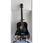 Load image into Gallery viewer, The Eagles Bernie Laden Joe Walsh Don Henley Glenn Frey Randy Meisner signed and inscribed full size acoustic guitar with proof
