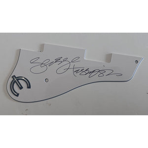 George Harrison The Beatles vintage Epiphone Casino pickguard signed