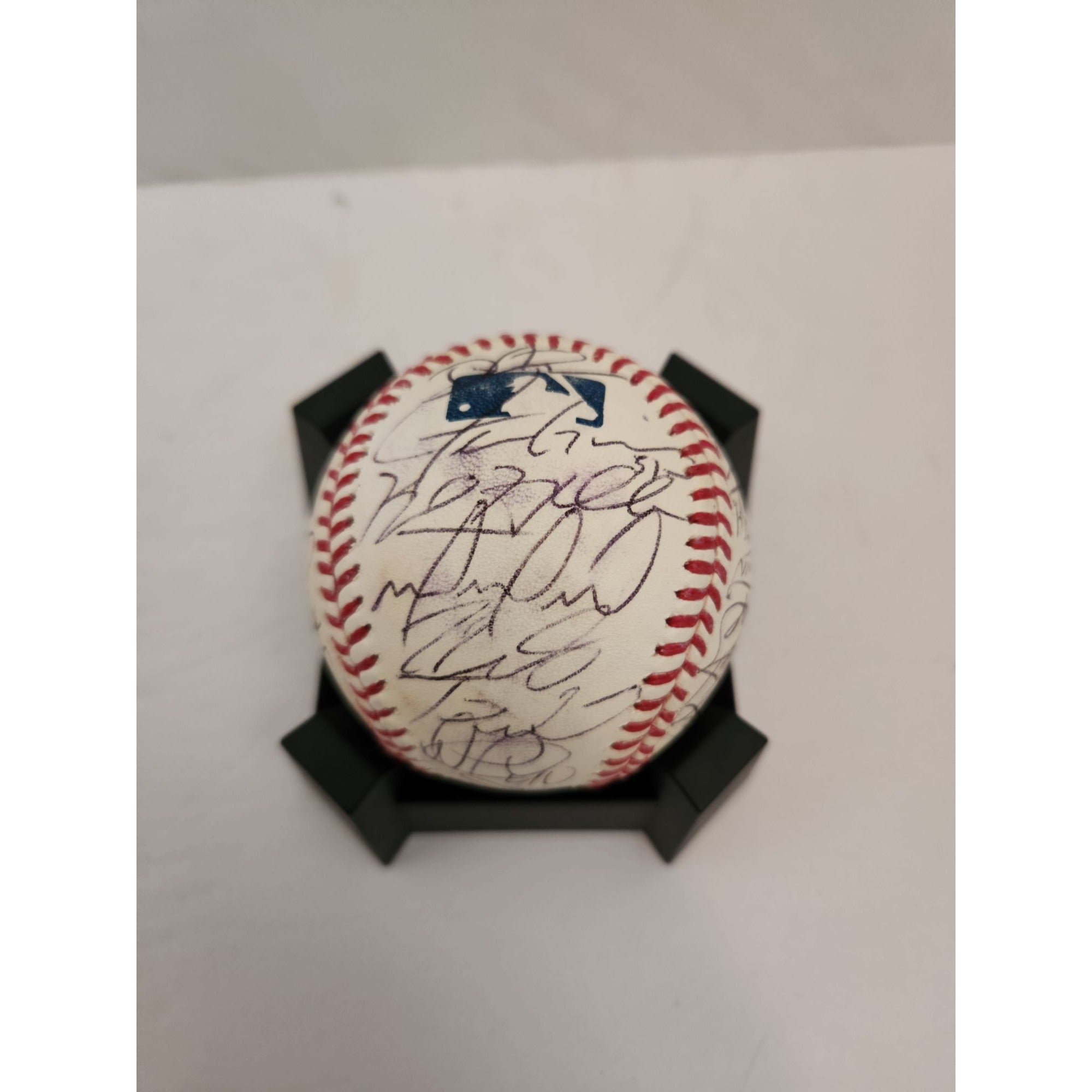 Anthony Rizzo Joe Maddon Chicago Cubs World Series champions team signed baseball