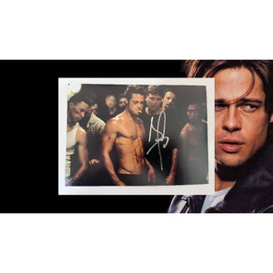 Brad Pitt "The Fight Game" 5x7 photo signed with proof