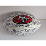 Load image into Gallery viewer, Frank Gore Jim Harbaugh Alex Smith San Francisco 49ers team signed football

