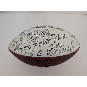 Joe Burrow Ja'Marr Chase LSU Tigers full size National Champions football signed with w proof