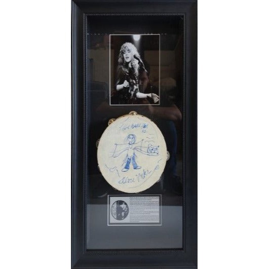 Duran Duran Simon Le Bon, John Taylor, Nick Rhodes Roger Taylor and Andy Taylor tambourine signed with proof