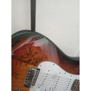 Axl Rose Guns N Roses electric guitar signed with proof