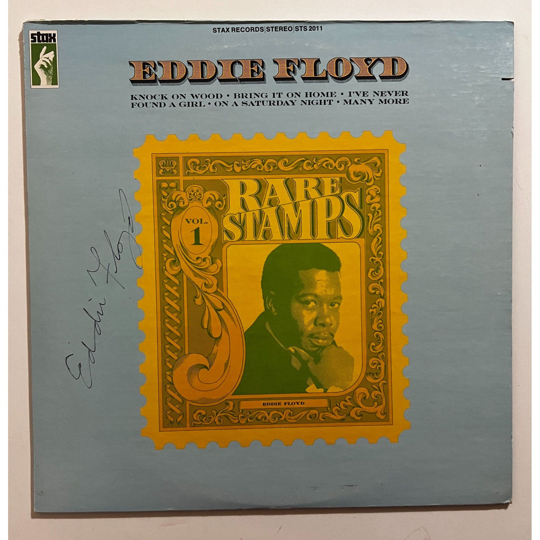 Eddie Floyd "Rare Stamps" LP signed