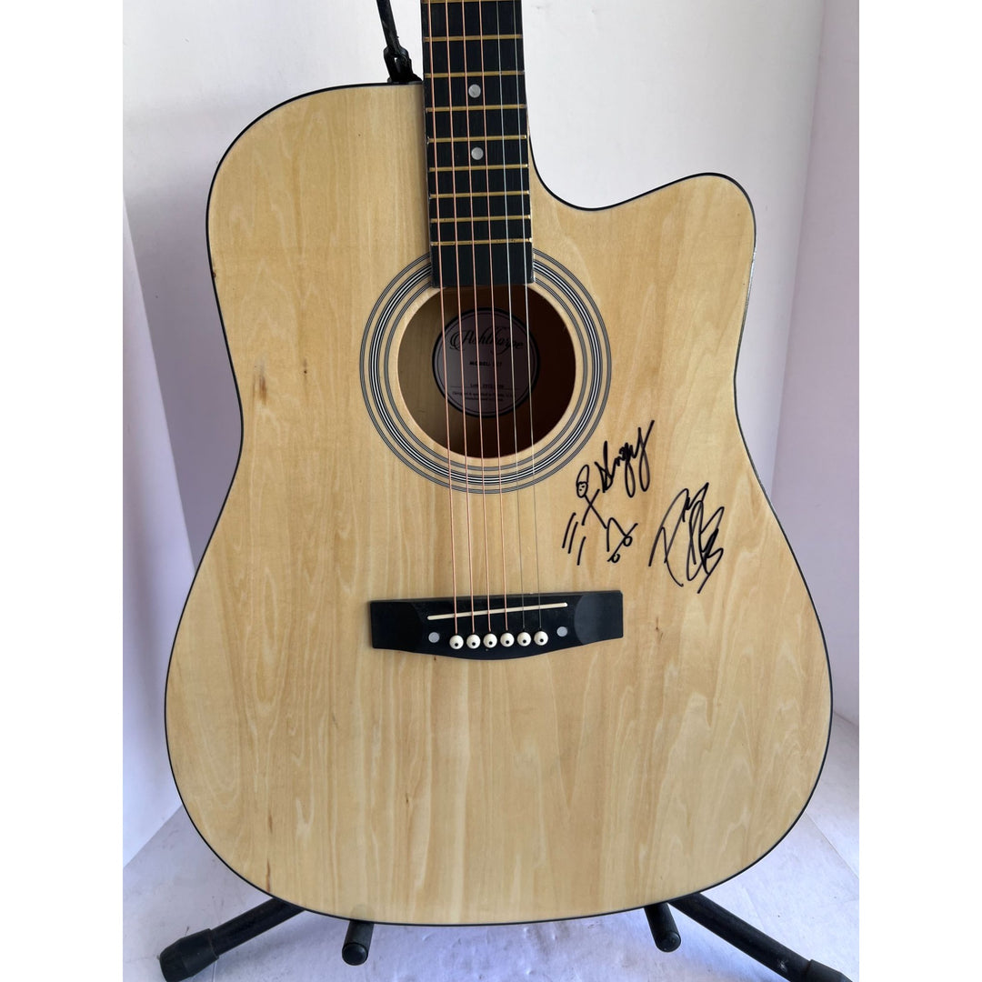 Post Malone" Austin Richard  signed and sketched one of a kind full size acoustic guitar signed with proof