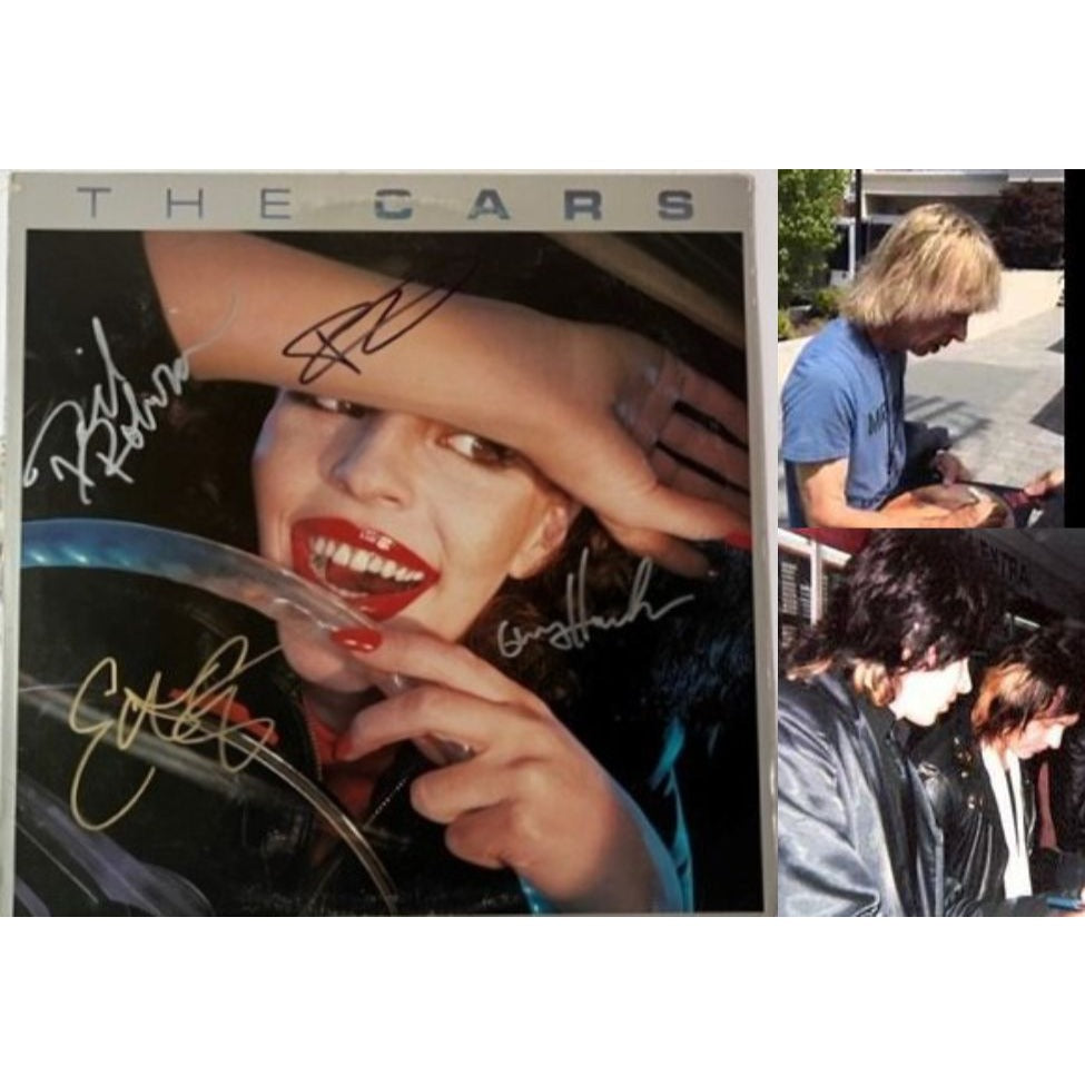 Ocasek Greg Hawkes The Cars LP signed with proof