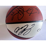 Load image into Gallery viewer, 2008 USA basketball team signed Kobe Bryant LeBron James Dwyane Wade Chris Paul basketball sign with proof
