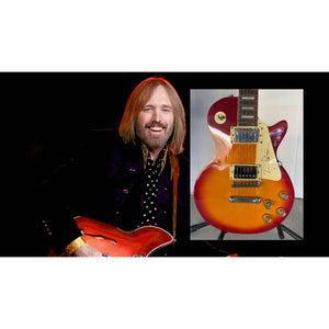 Tom Petty Les Paul vintage electric guitar signed with full provenance, photo proof and AI certification 