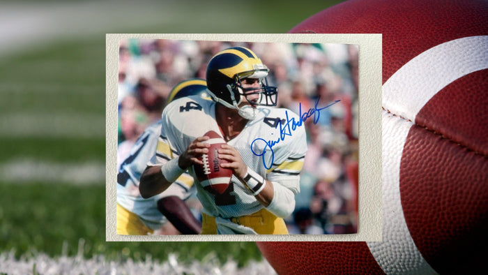 Jim Harbaugh University of Michigan 8x10 photo signed