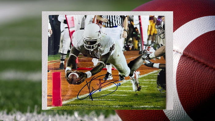 Vince Young Texas Longhorns 8x10 photo signed