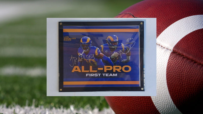 Aaron Donald, Jalen Ramsey 8x10 photo signed with proof
