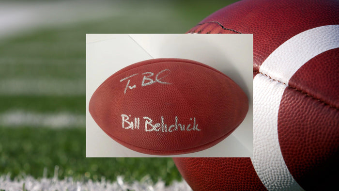 New England Patriots Tom Brady Bill Belichick NFL game football