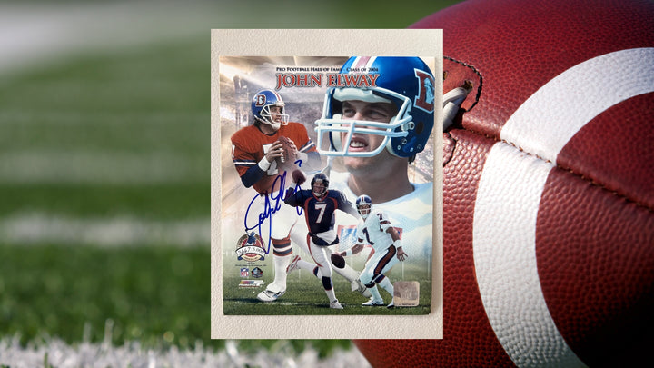 Denver Broncos John Elway 8x10 photo signed with proof Awesome Artifacts