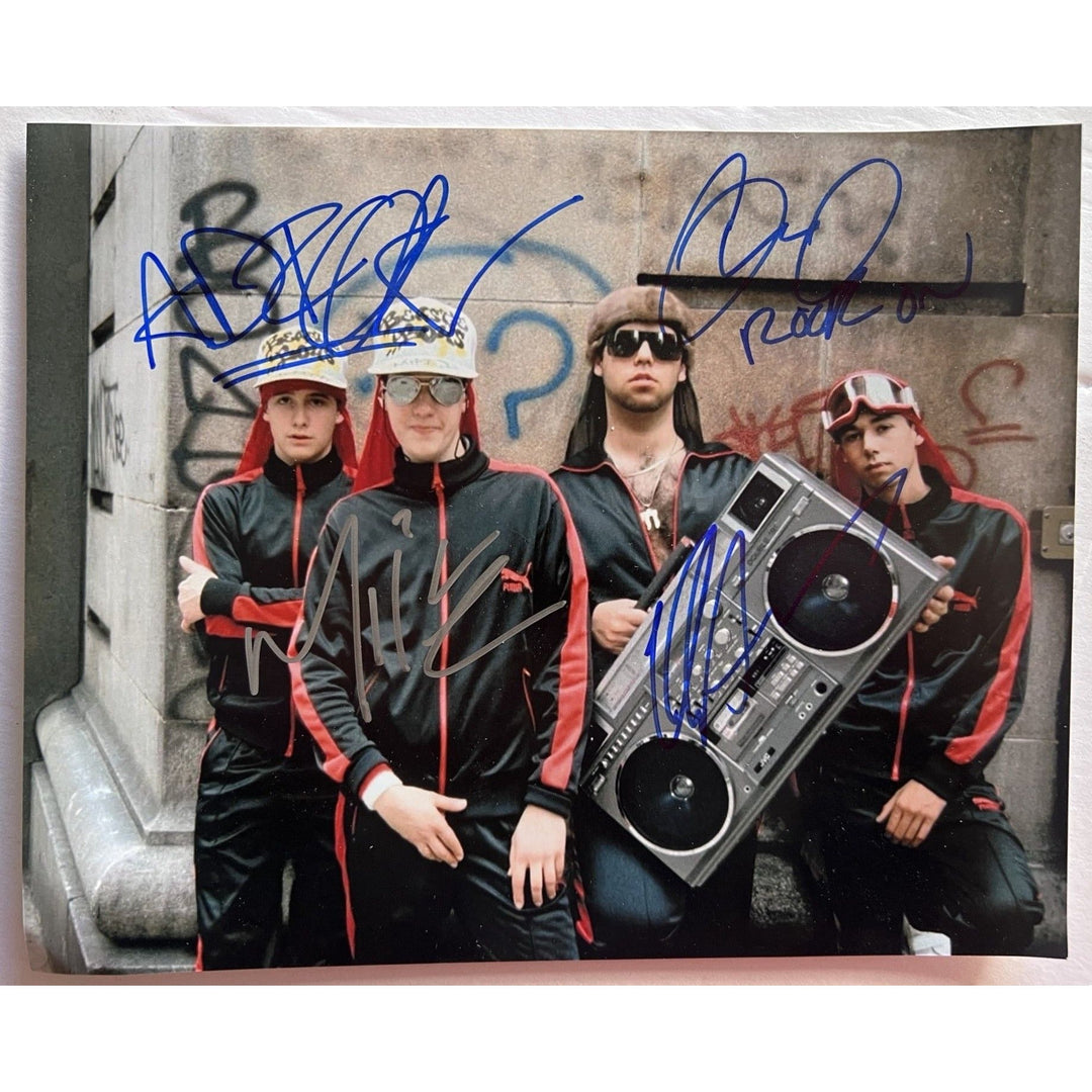 Adam Horowitz "AD-Rock" Michael "Mike D" Diamond Adam "MCA" Yauch Rick Rubin the Beastie Boys 8x10 photo signed with proof Awesome Artifacts