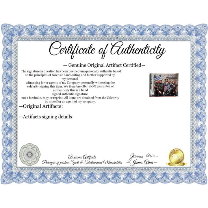 Adam Horowitz "AD-Rock" Michael "Mike D" Diamond Adam "MCA" Yauch Rick Rubin the Beastie Boys 8x10 photo signed with proof Awesome Artifacts