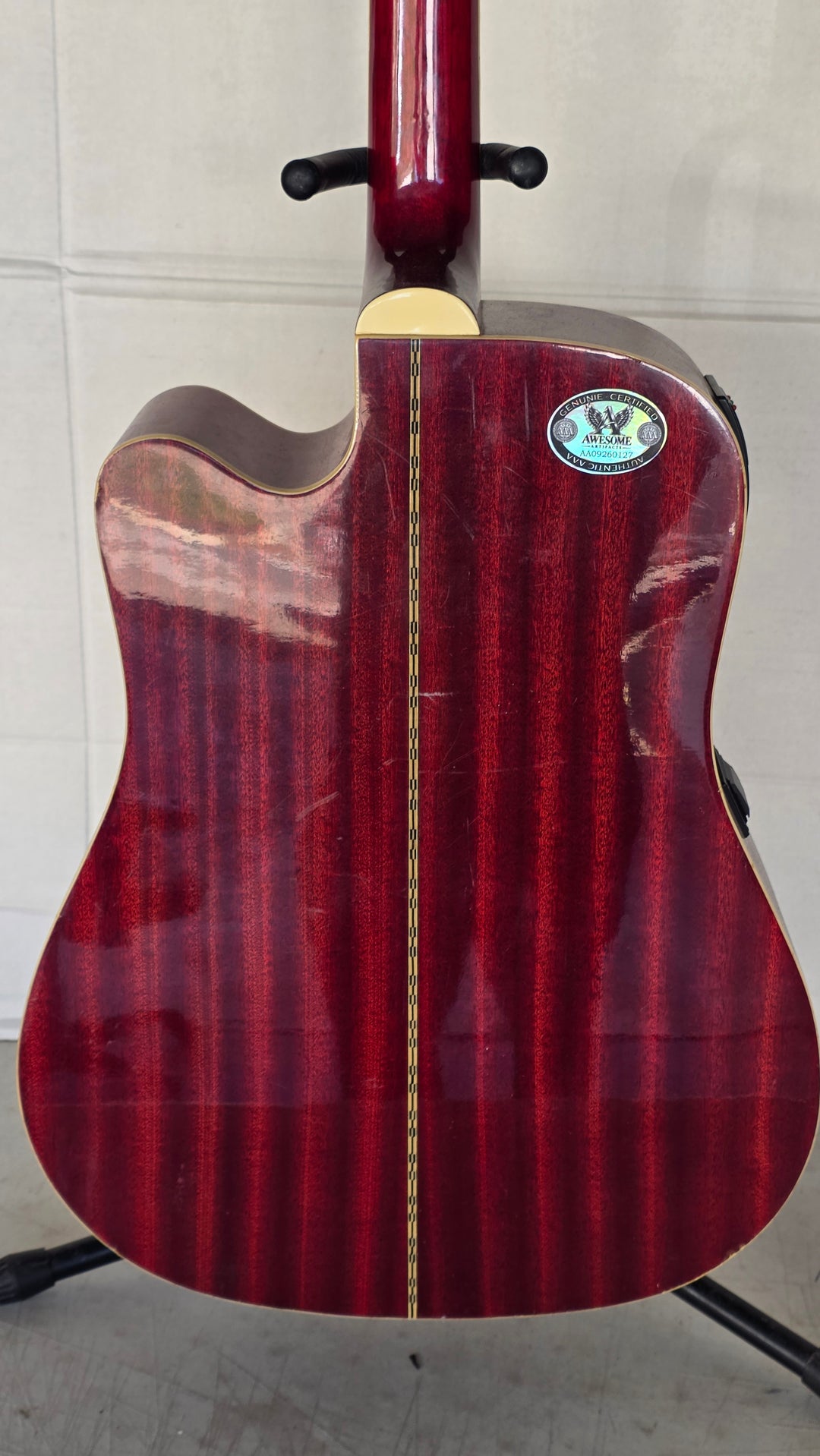 The Eagles Glen Frey Bernie Laeden, Joe Walsh, Don Henley, Don Felder, Randy Meisner w/ lyrics. vintage Silverton acoustic guitar - AA09260127 - image 2