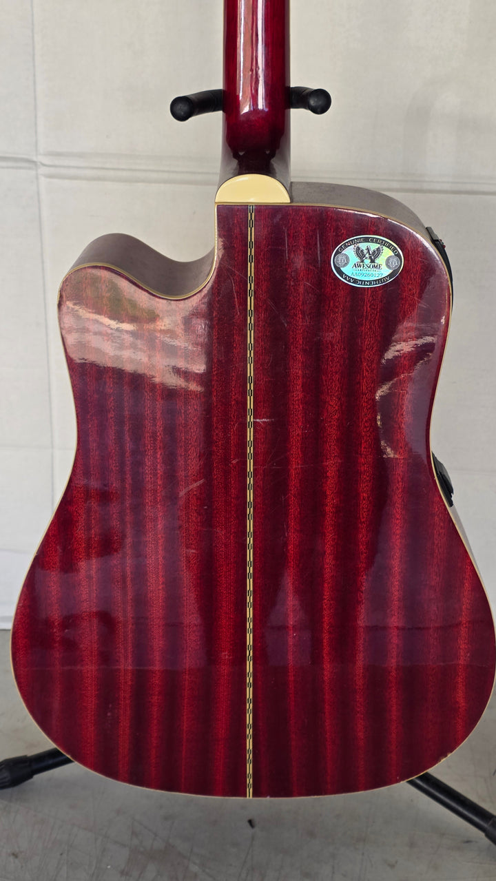 The Eagles Glen Frey Bernie Laeden, Joe Walsh, Don Henley, Don Felder, Randy Meisner w/ lyrics. vintage Silverton acoustic guitar - AA09260127 - image 2