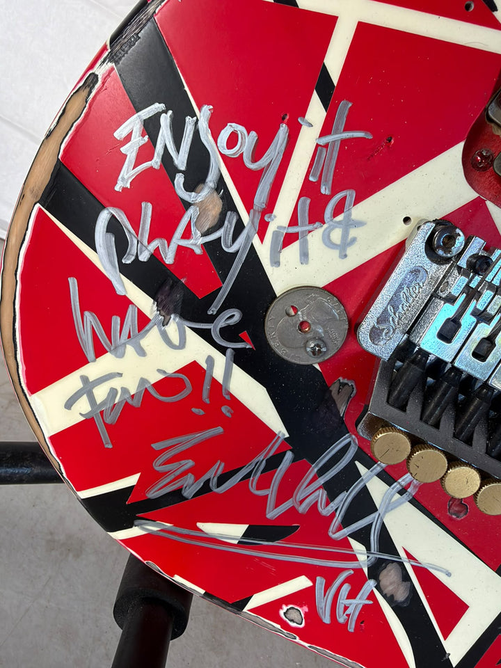 Eddie Van Halen Custom shop vintage 1983 Frankenstrat signed with full certification, AI verification analysis & photo proof - AA03260188 - image 3