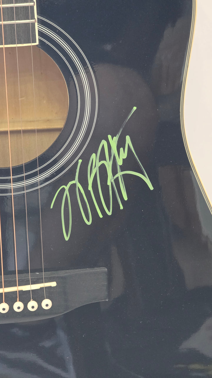 Jimmy Buffett signed acoustic guitar with sketch with photo proof and full provenance & CHAT GPT Authentication analysis - AA09260183 - image 3