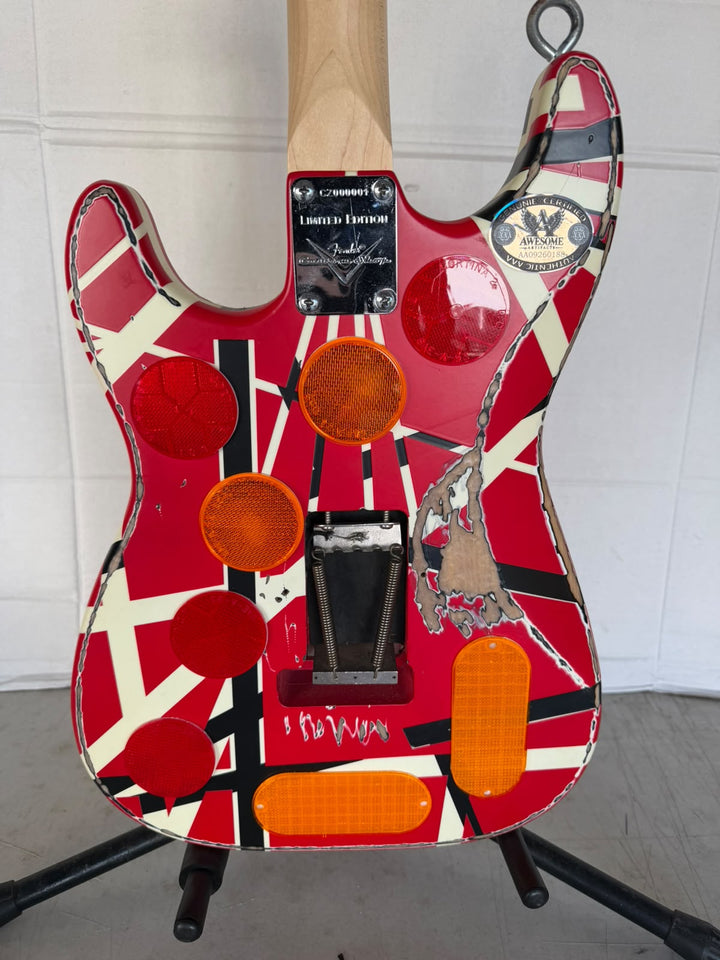 Eddie Van Halen Custom shop vintage 1983 Frankenstrat signed with full certification, AI verification analysis & photo proof - AA03260188 - image 4