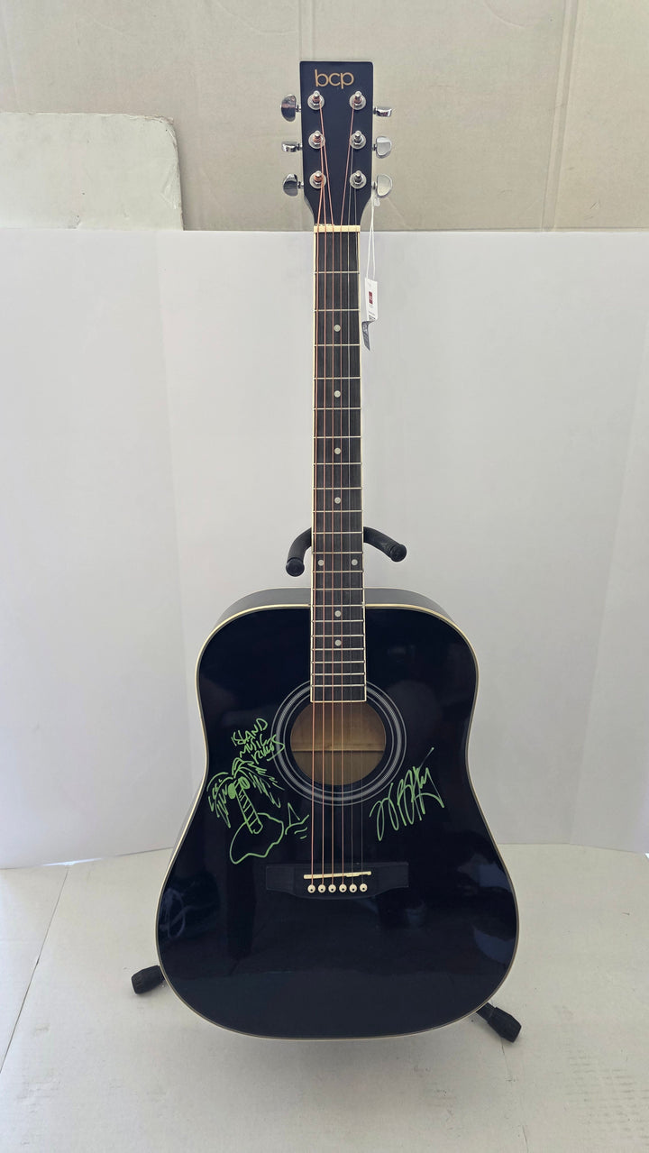 Jimmy Buffett signed acoustic guitar with sketch with photo proof and full provenance & CHAT GPT Authentication analysis - AA09260183 - image 4
