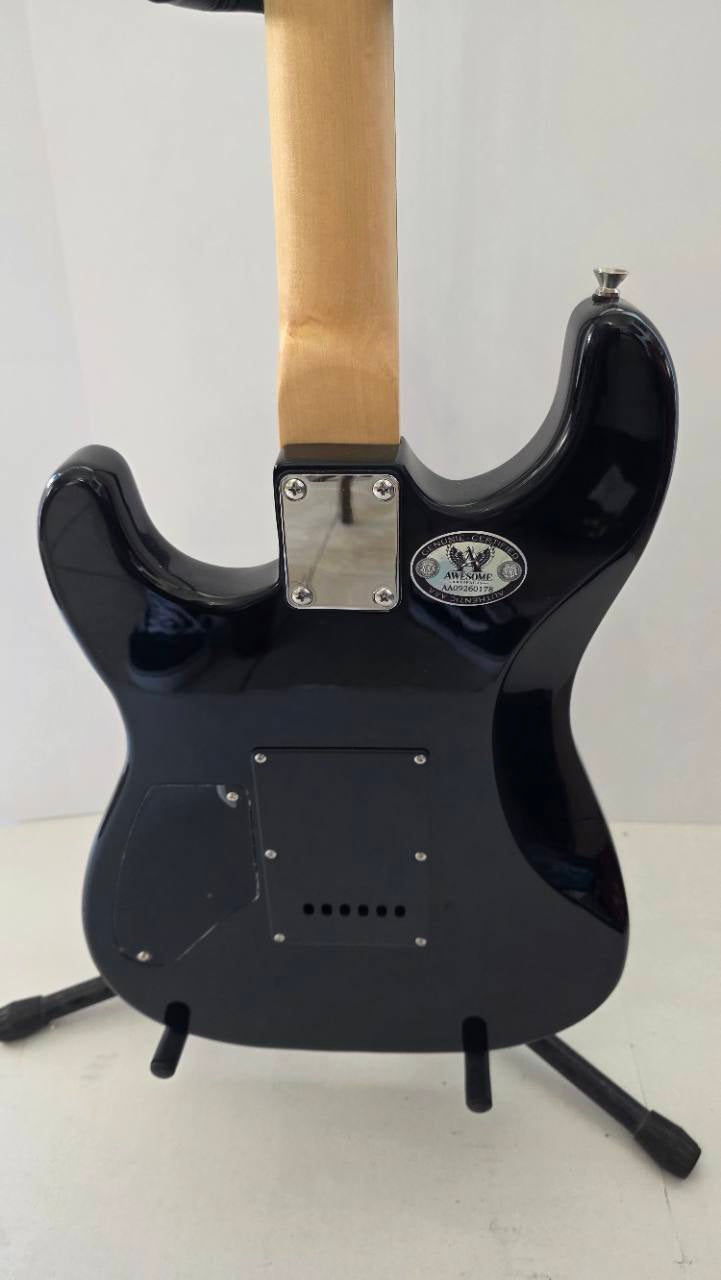 Pantera Dimebag Darrell Abbott, Vinnie Paul, Phil Anselmo and Rex Brown full size Lightning electric guitar signed with proof and full provenance & CHAT GPT Authentication analysis - AA09260178 - image 5