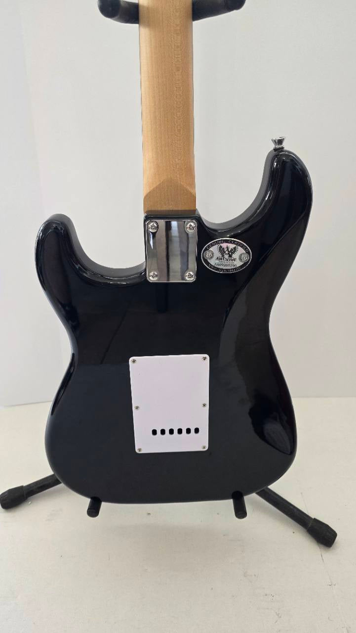 Pink Floyd David Gilmour with sketch, Roger Waters, Richard Wright and Nick Mason with sketch black Stratocaster full size electric guitar signed with proof and full provenance & CHAT GPT Authentication analysis - AA09260190 - image 5
