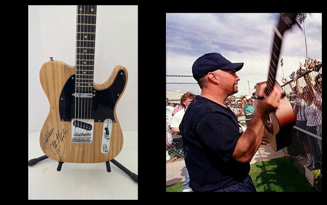Garth Brooks telecaster, electric guitar photo proof, CHAT GPT AI verified analysis OF AUTHENTICATION & certification with provenance - AA09260168 - image 5