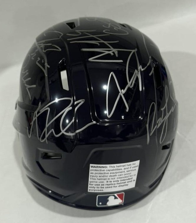 Milwaukee Brewers 2026 team signed MLB authentic game model batting helmet  team signed with photo proof, full provenance & CHAT GPT Authentication analysis - AA09260252 - image 5