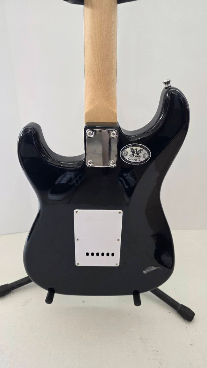 Rolling Stones Mick Jagger, Bill Wyman, Keith Richards, Ronnie Wood and Charlie Watts black Stratocaster full size electric guitar signed with proof and full provenance & CHAT GPT Authentication analysis - AA09260191 - image 5