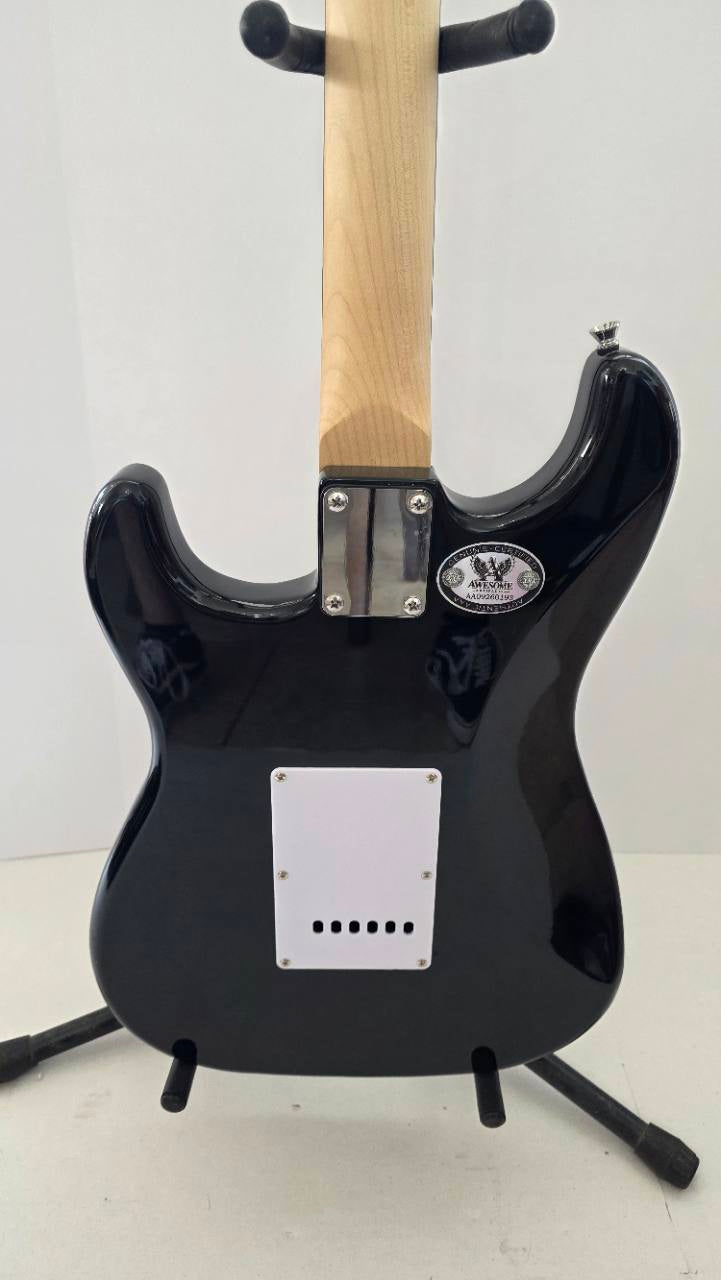 Rush Neil Peart, Geddy Lee and Alex Lifeson black Stratocaster full size electric guitar signed with proof and full provenance & CHAT GPT Authentication analysis - AA09260193 - image 5