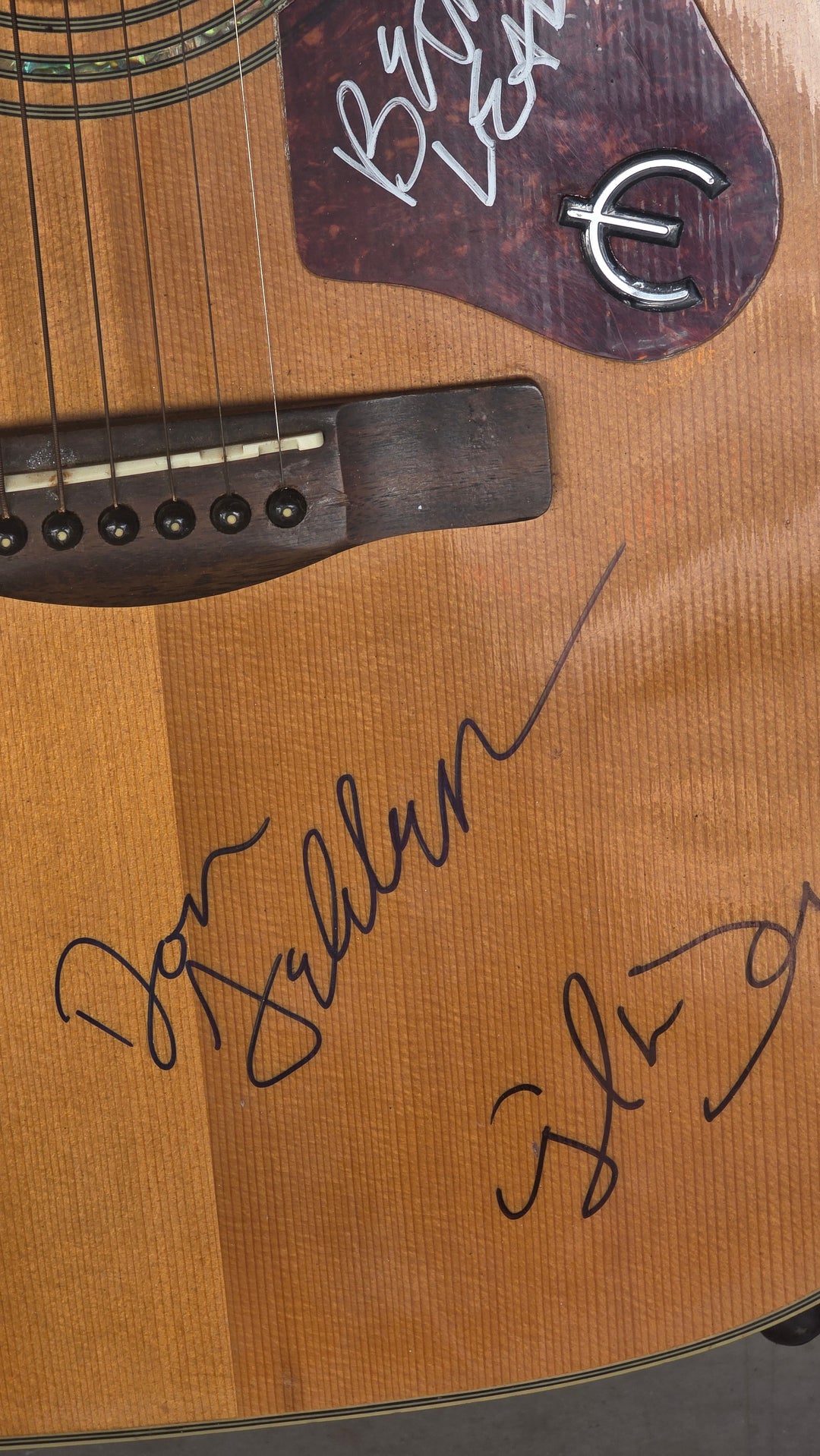 The Eagles Glen Frey Bernie Laeden, Joe Walsh, Don Henley, Don Felder, Randy Meisner w/ lyrics. vintage Silverton acoustic guitar - AA09260127 - image 7