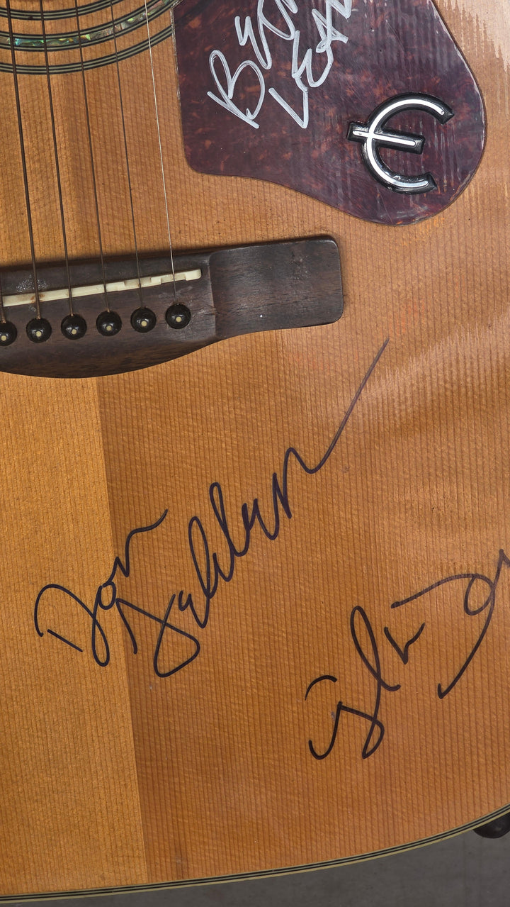 The Eagles Glen Frey Bernie Laeden, Joe Walsh, Don Henley, Don Felder, Randy Meisner w/ lyrics. vintage Silverton acoustic guitar - AA09260127 - image 7