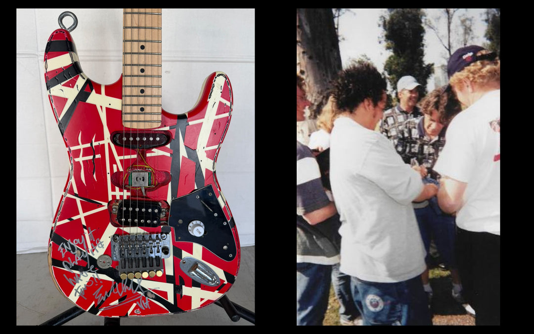 Eddie Van Halen Custom shop vintage 1983 Frankenstrat signed with full certification, AI verification analysis & photo proof - AA03260188 - image 7