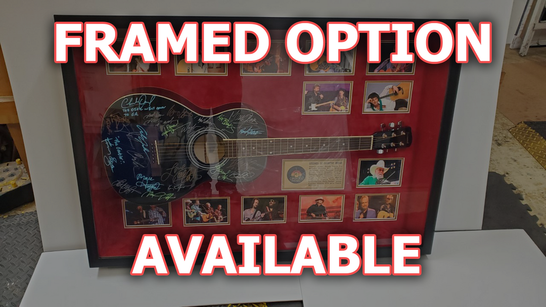 Jimmy Buffett signed acoustic guitar with sketch with photo proof and full provenance & CHAT GPT Authentication analysis - AA09260183 - Framing example 9