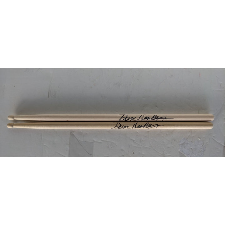 Don Henley The Eagles pair of drumsticks signed with proof