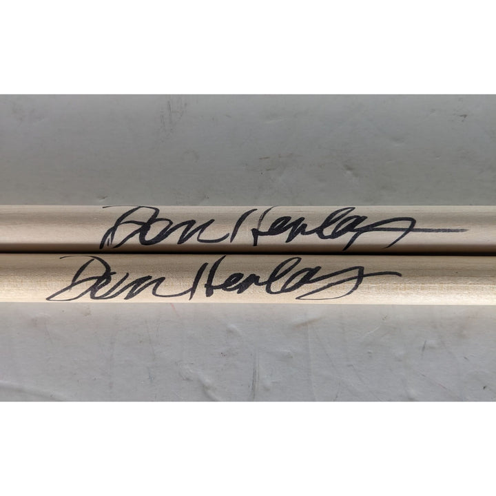 Don Henley The Eagles pair of drumsticks signed with proof