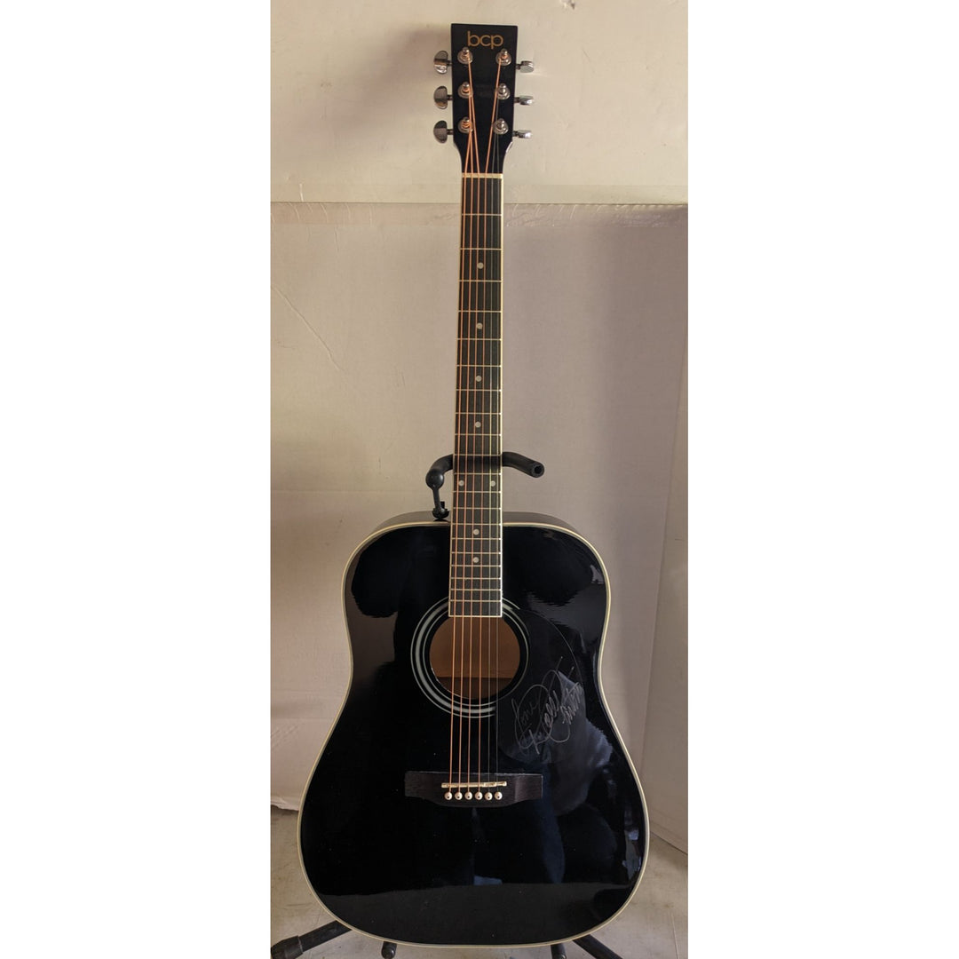 Dolly Parton 41' full size acoustic guitar signed with proof