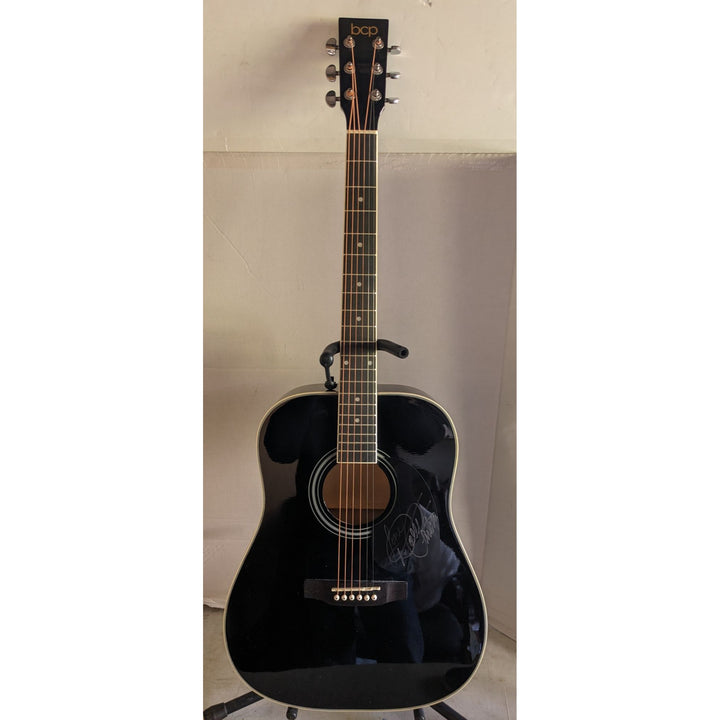 Dolly Parton 41' full size acoustic guitar signed with proof