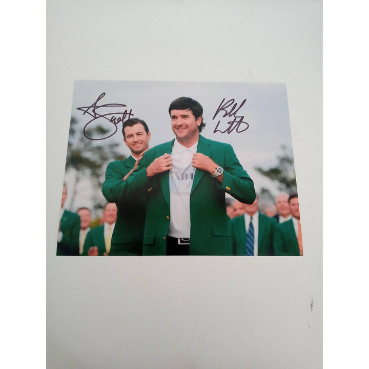 Adam Scott and Bubba Watson 8 by 10 signed