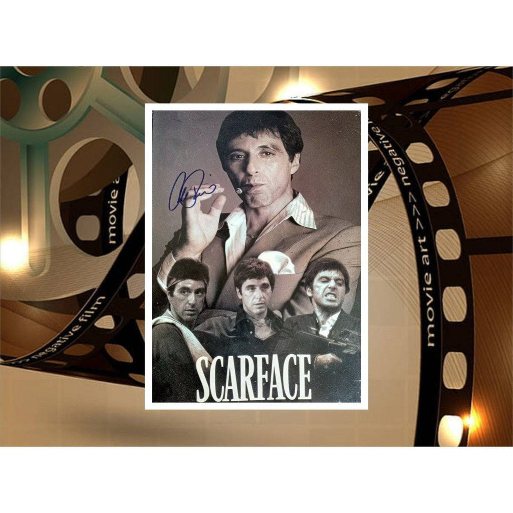 Al Pacino Scarface signed 15x11 photo with proof - Awesome Artifacts 