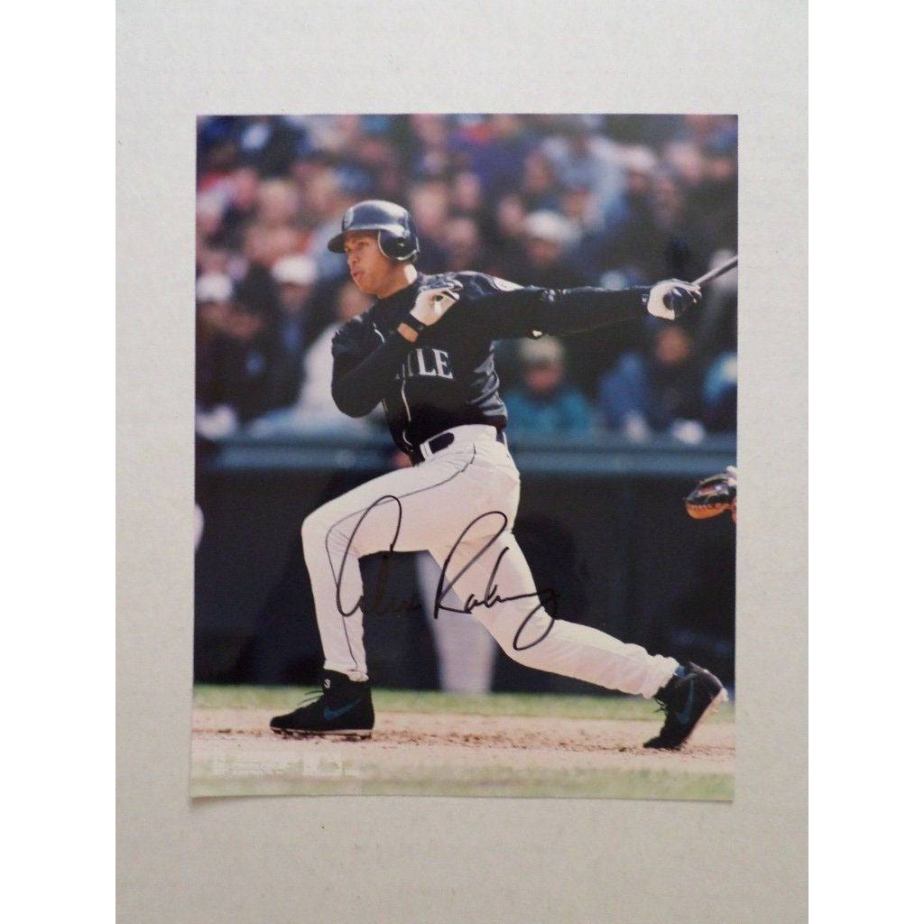 Alex Rodriguez Seattle Mariners 8 x 10 sign photo - Awesome Artifacts 