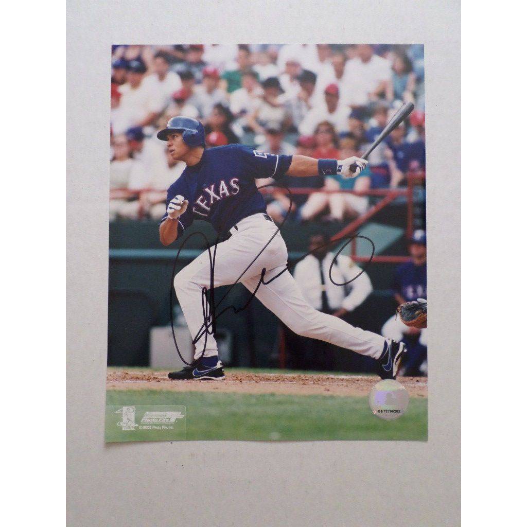 Alex Rodriguez Texas Rangers 8 x 10 sign photo - Awesome Artifacts 