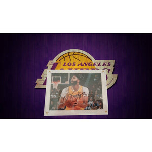 Anthony Davis Los Angeles Lakers 5 x 7 photo signed - Awesome Artifacts 