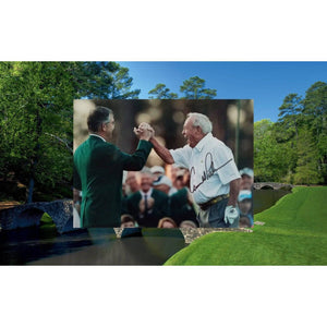 Arnold Palmer and Woody Johnson 8 by 10 sign with proof