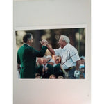 Load image into Gallery viewer, Arnold Palmer and Woody Johnson 8 by 10 sign with proof
