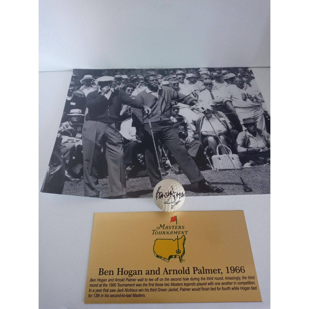 Ben Hogan and Arnold Palmer signed